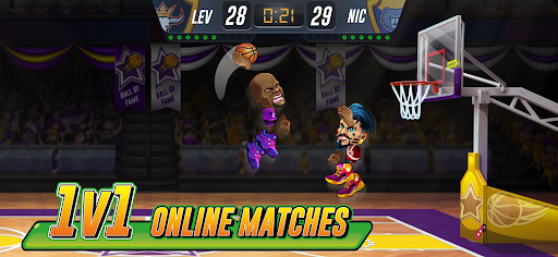 Basketball Arena: Game Online - Tangkapan Layar 1