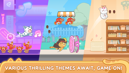 Cat Dash: Cute Cat Music Game - Tangkapan Layar 7