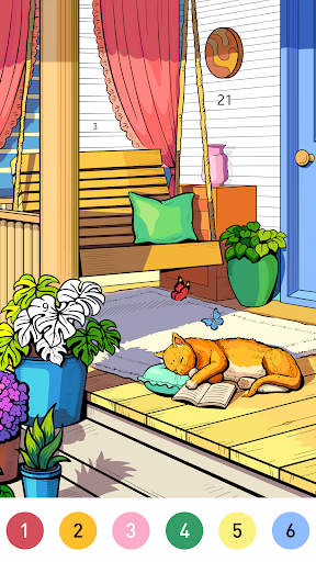 Dream Home Coloring book - Tangkapan Layar 2