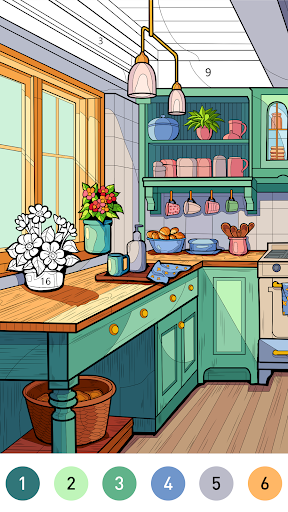 Dream Home Coloring book - Tangkapan Layar 5