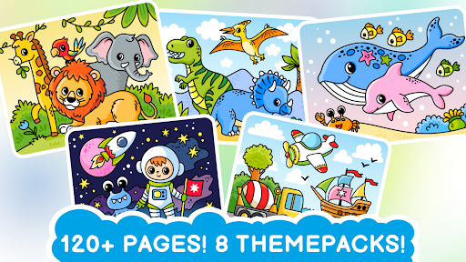 Easy coloring book for kids - Tangkapan Layar 2