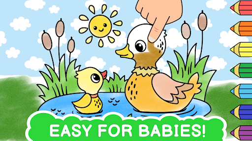 Easy coloring book for kids - Tangkapan Layar 6