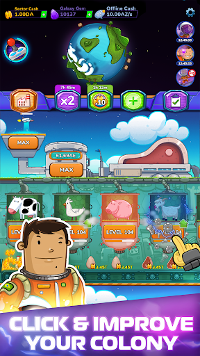 Endless Colonies: Idle Tycoon 3.49.00 APK - Tangkapan Layar 2