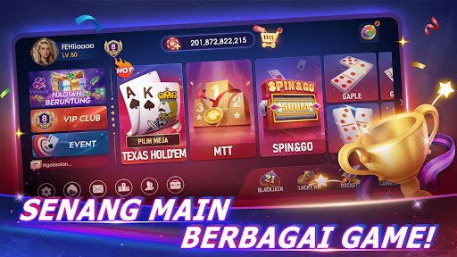 FalconPoker&Texas Domino Gaple - Tangkapan Layar 1