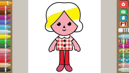 Finger Paint Coloring Book - Tangkapan Layar 6