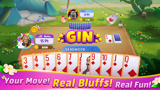 Gin Rummy Frenzy - Card Game - Tangkapan Layar 2