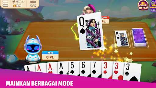 Gin Rummy Stars - Main Kartu - Tangkapan Layar 2