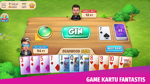 Gin Rummy Stars - Main Kartu - Tangkapan Layar 8
