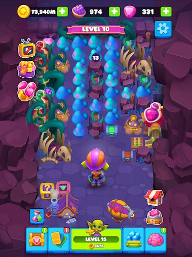Goblin Miner: Idle Merger - Tangkapan Layar 6
