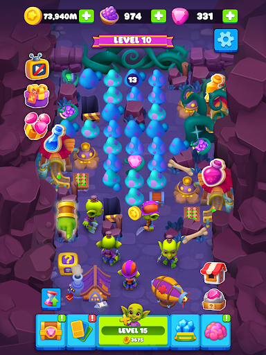 Goblin Miner: Idle Merger - Tangkapan Layar 7