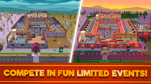 Hotel Empire Tycoon－Idle Game - Tangkapan Layar 3