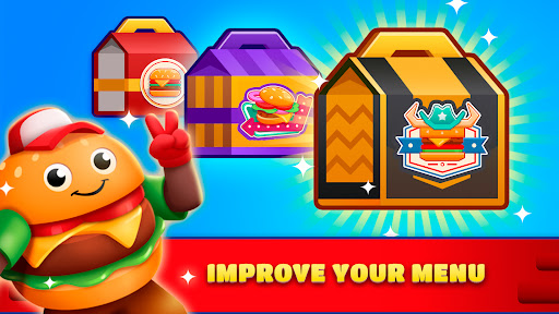 Idle Burger Empire Tycoon—Game - Tangkapan Layar 2