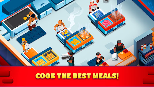 Idle Burger Empire Tycoon—Game - Tangkapan Layar 3