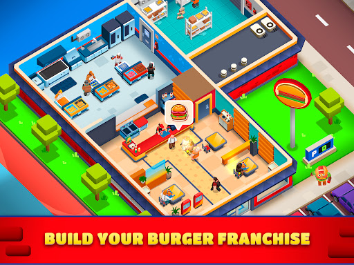 Idle Burger Empire Tycoon—Game - Tangkapan Layar 8