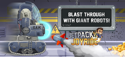 Jetpack Joyride - Tangkapan Layar 1