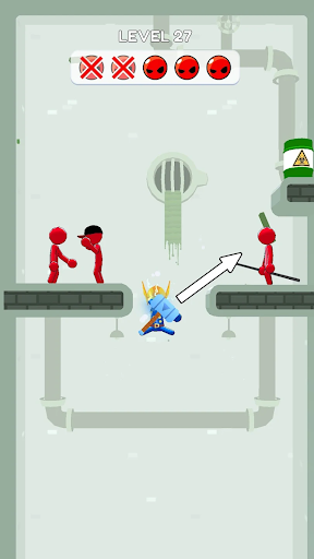 Master Teleportasi Stickman 3D - Tangkapan Layar 2
