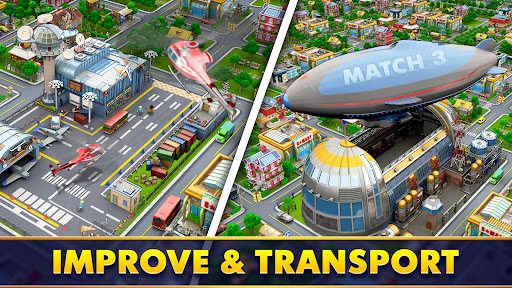 Mayor Match building & match-3 - Tangkapan Layar 3