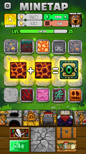 Minetap – Craft and merge - Tangkapan Layar 1