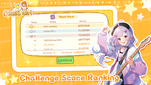 Music Girls: Duet Rhythm Game - Tangkapan Layar 3