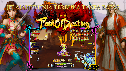 Path of Destiny: Fantasy MMO - Tangkapan Layar 1