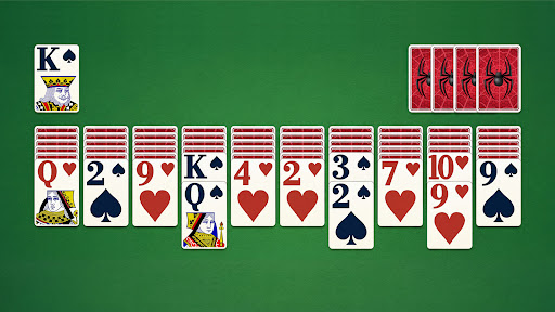 Permainan Solitaire Laba-Laba - Tangkapan Layar 1
