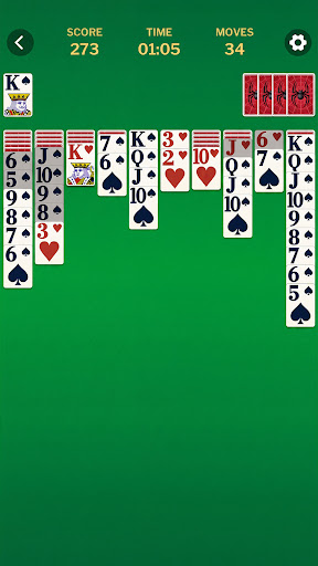 Permainan Solitaire Laba-Laba - Tangkapan Layar 2