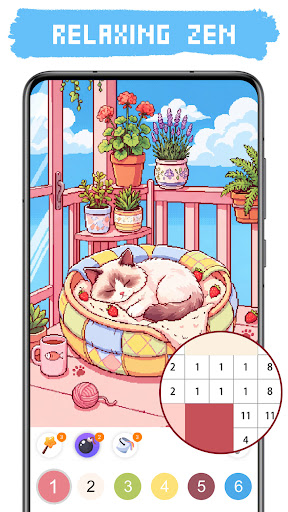 Pixel Art Coloring:PixelColor - Tangkapan Layar 1