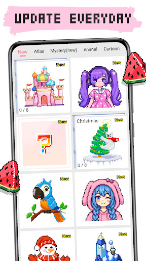 Pixel Art Coloring:PixelColor - Tangkapan Layar 5