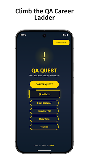 QA Quest: Software Test Quiz - Tangkapan Layar 1