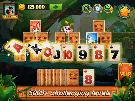 Solitaire Tripeaks: Card Games - Tangkapan Layar 6