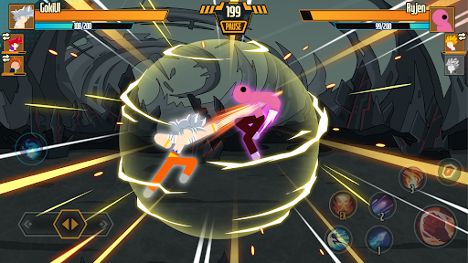 Stickman Dragon Fight - Tangkapan Layar 1