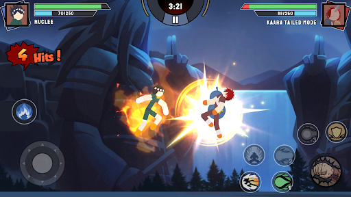 Stickman Ninja Fight - Tangkapan Layar 2