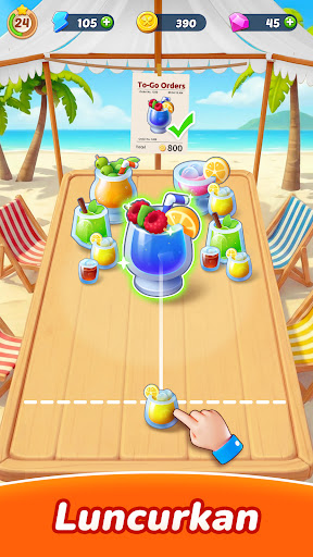 Tasty Travels: Merge Game - Tangkapan Layar 1