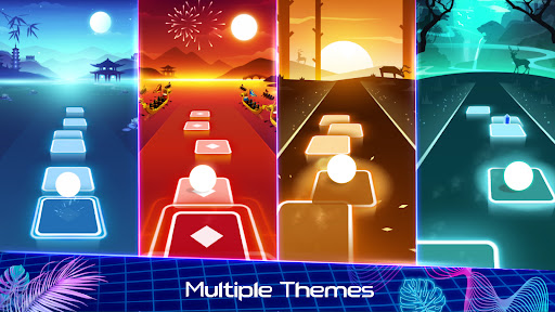 Tiles Hop Bola Musik Permainan - Tangkapan Layar 6