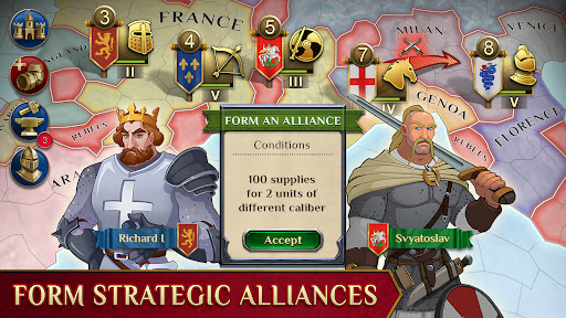 Timelines: Medieval War TBS - Tangkapan Layar 6
