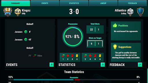 Ultimate Football Manager - Tangkapan Layar 5