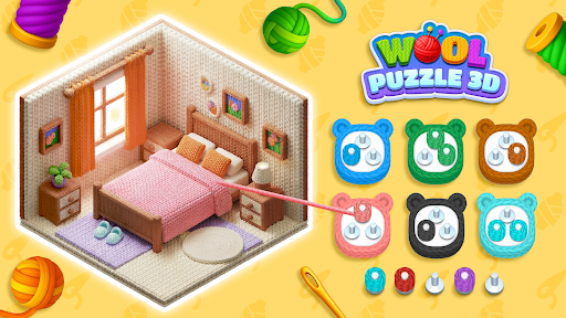 Wool Puzzle 3D - Tangkapan Layar 7