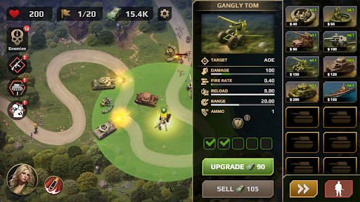WWII Defense: Strategi RTS - Tangkapan Layar 2