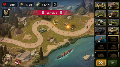 WWII Defense: Strategi RTS - Tangkapan Layar 7